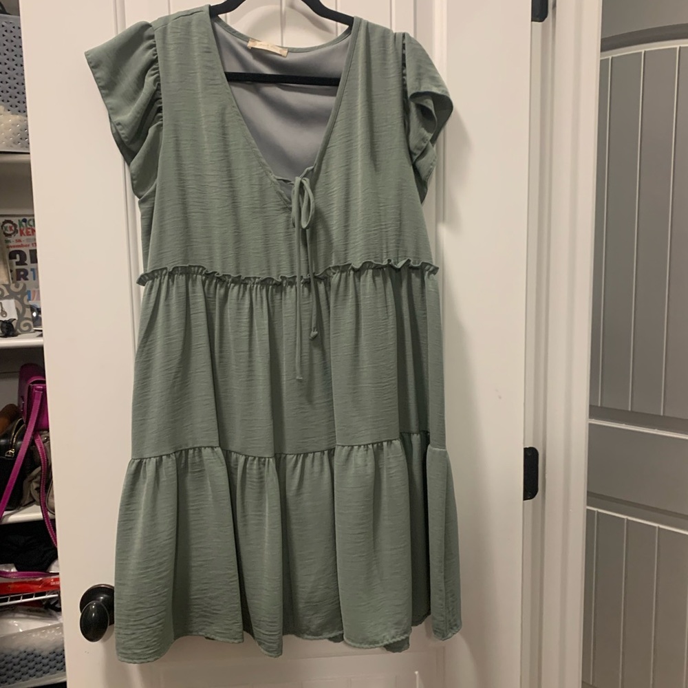 Green dress